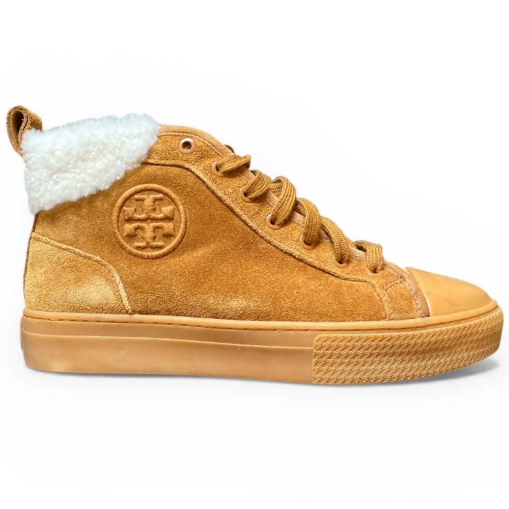 Tory Burch Shearling high top sneakers